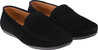 LOUIS STITCH LSSUJB Loafers For Men(Black)