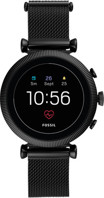 Fossil Sloan HR Smartwatch  (Black Strap, Free Size)