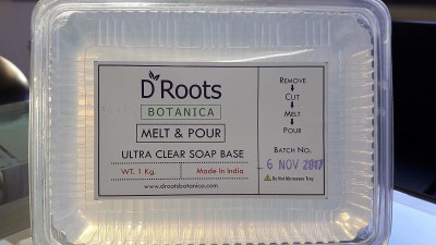 D Roots Botanica Ultra Clear Melt and Pour Soap Base - 2 KG(2 x 1000 g)