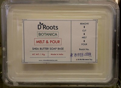 D Roots Botanica Shea Butter Soap Base - 2 KG(2 x 1000 g)