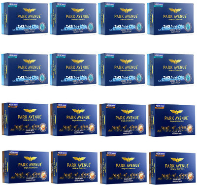 PARK AVENUE 8 LUXURY FRAGRANT SOAP (125 GM) + 8 COOL BLUE FRAGRANT SOAP (125 GM)(16 x 7.81 g)