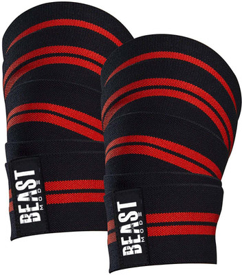 STEIGEN FITNESS Knee Wrap / Knee Support-Length 2 Meters Knee Support(Red, Black)