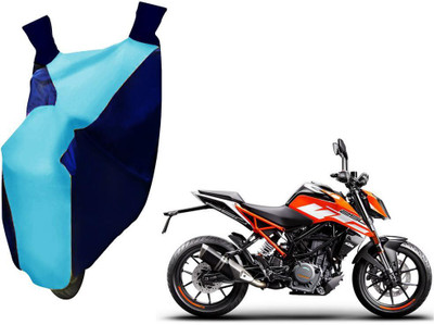 WolkomHome Two Wheeler Cover for KTM(Duke 200, Blue)
