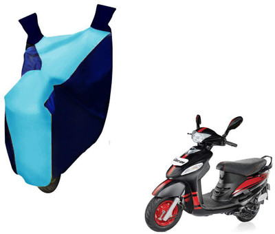 WolkomHome Two Wheeler Cover for Mahindra(Rodeo RZ, Blue, Clear)