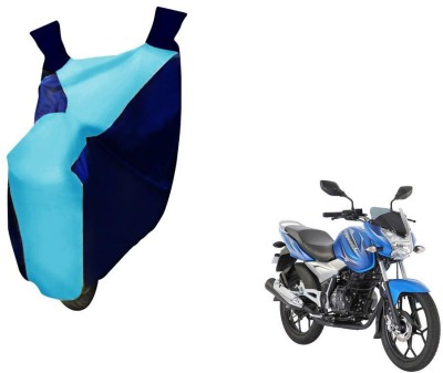 WolkomHome Two Wheeler Cover for Bajaj(Discover 150 f, Blue)