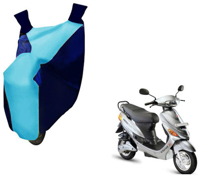 WolkomHome Two Wheeler Cover for Hero(Electric Optima, Blue)