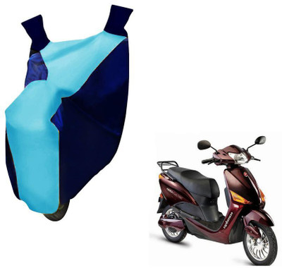 WolkomHome Two Wheeler Cover for Hero(Electric Optima, Blue)