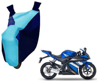 WolkomHome Two Wheeler Cover for Yamaha(YZF R15 S, Blue)
