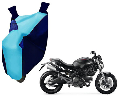 WolkomHome Two Wheeler Cover for Ducati(Monster 796 S2R, Blue, Clear)