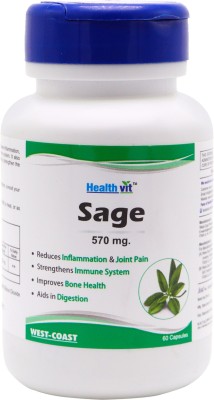 HealthVit Sage – 570 mg – 60 Capsules(60 No)