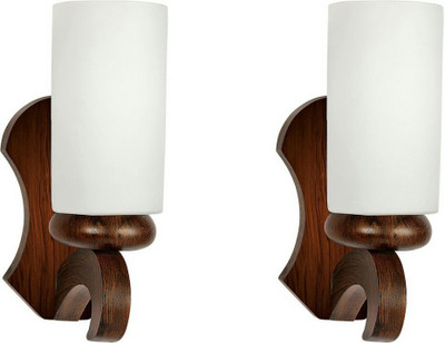 Gojeeva Uplight Wall Lamp Without Bulb(Pack of 2)
