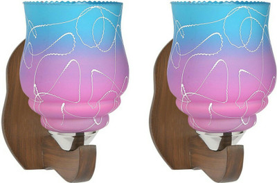 Gojeeva Uplight Wall Lamp Without Bulb(Pack of 2)