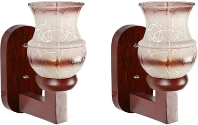 Mobiurja Wallchiere Wall Lamp Without Bulb(Pack of 2)