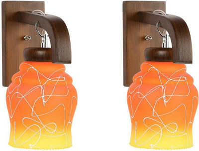 pari enterprises Wallchiere Wall Lamp Without Bulb(Pack of 2)