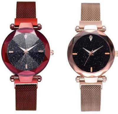 feston every colored magnet Combo watch -For Girls FR_55 Analog Watch - For Girls