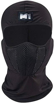 zaysoo Black Bike Face Mask for Men & Women(Size: Free,  Balaclava)