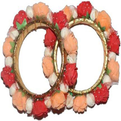 KHANDELWALIMPEX Silk Dori Bangle(Pack of 2)