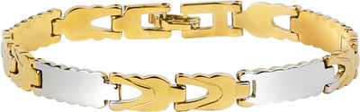 Thrillz Stainless Steel Sterling Silver Bracelet