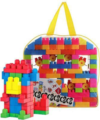 Aarzoomic 100 PCS BUILDING BLOCKS THE BEST LEARNING TOY BLOCKS A4 FOR ALL SMALL KIDS (MULTICOLOR)(Multicolor)