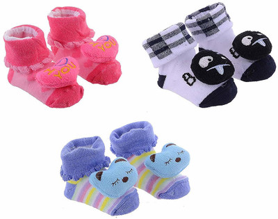 Clastik Booties(Toe to Heel Length - 3 cm, Multi-3)