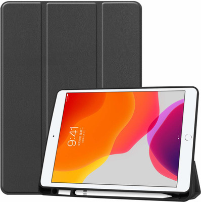 AGEIS Flip Cover for Apple iPad Air 2 9.7 inches (Stylus Holder)(Black, Shock Proof, Pack of: 1)