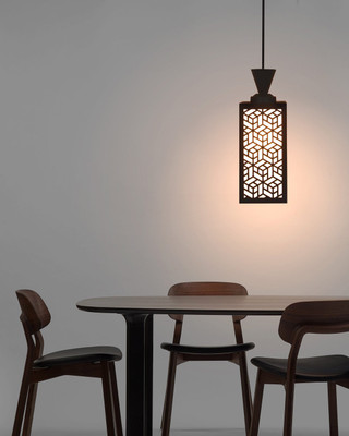 Gojeeva Wooden Hanging Lamp Style Hanging Lamp Pendants Ceiling Lamp(Brown)