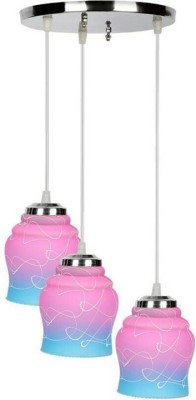 PR Prashant PR Prashant Pendants lamp7 Pendants Ceiling Lamp(Pink, Blue)