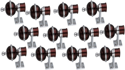 GROWNIX Maroon Rod Rail Bracket Metal(Pack of 12)