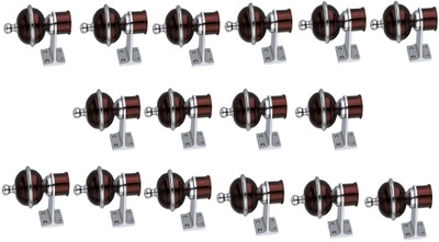 GROWNIX Maroon Rod Rail Bracket Metal(Pack of 16)