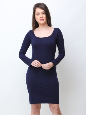 Cation Women Bodycon Dark Blue Dress