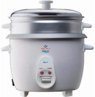 BAJAJ Majesty RCX 7 Electric Rice Cooker(1.8 L, White)