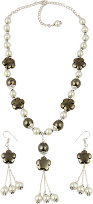 Pearlz Ocean Alloy Multicolor Jewellery Set(Pack of 1)