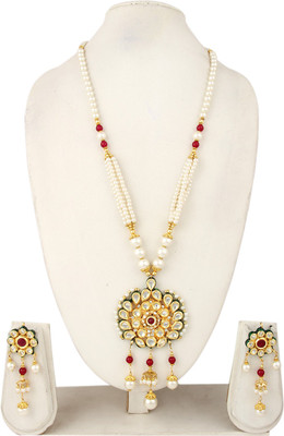 Pearlz Ocean Alloy Multicolor Jewellery Set(Pack of 1)