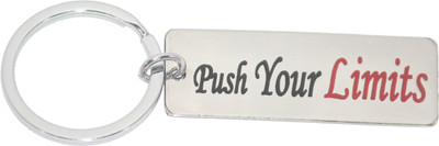 Aura Push Your Limits Inspirational Motivational Keyring Key Chain