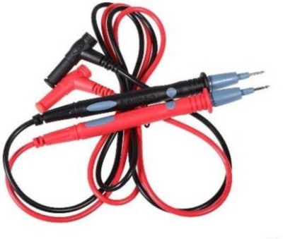 DHRUV-PRO 1000 Volt 20 Amp Universal Multimeter Lead Probes Plug Test Cable Wire Pen Thin Tip Needle for Multi Meter, Clamp Meter, Volt Meter, Electronic Work with Ultra Fine Imported High Quality Super Softer Antifreezing Silicon Probe for Digital Multimeter(2000 Counts)