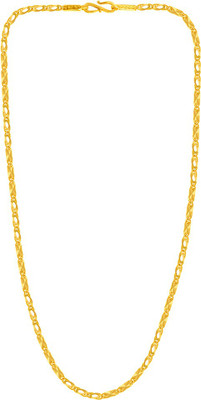 PC Chandra Jewellers GOLDLITES Long and Short Chain Yellow Gold Precious Chain(22kt)