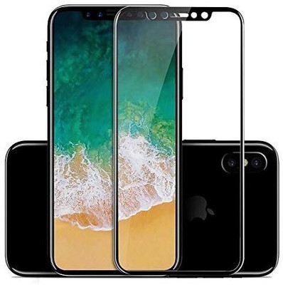 eCase Edge To Edge Tempered Glass for Apple iPhone X(Pack of 1)