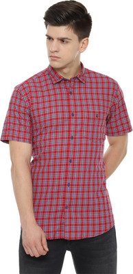 louis-philippe-men-checkered-casual-red-shirt