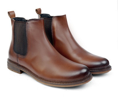 SHENCES Boots For Men(Tan , 6)