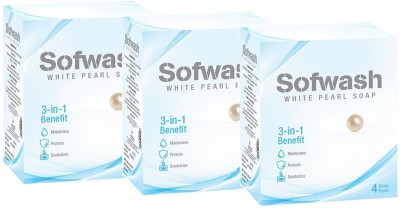 sofwash White Pearl Soap(12 x 75 g)