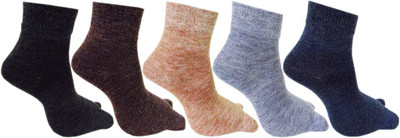 PinKit Women Self Design Ankle Length(Pack of 5)