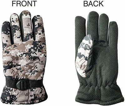 UWON Riding Gloves With Anti Slip Technology Cycling Winter Gloves Riding Gloves(Brown)