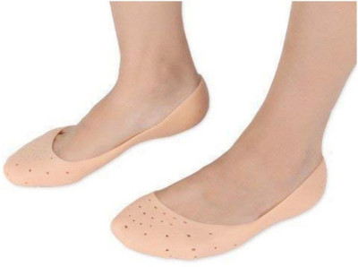 Jackshow Full size heel protector Silicon free CREAM Heel Support(Multicolor)