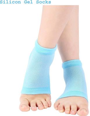 Fulkiza Moisturize Spa Socks Repair Cracked Skin Foot Support(Blue)