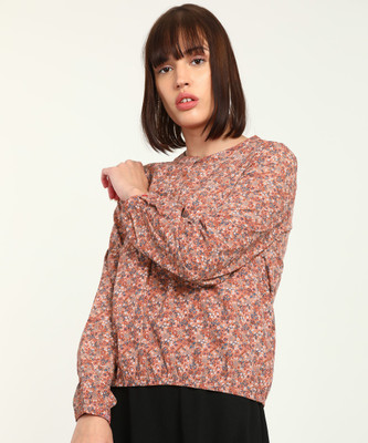 van-heusen-casual-full-sleeve-floral-print-women-multicolor-top