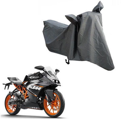 Oshotto Waterproof Two Wheeler Cover for KTM(RC 200, Grey)