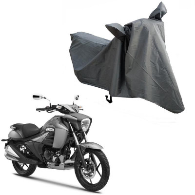 Oshotto Waterproof Two Wheeler Cover for Suzuki(Intruder, Grey)