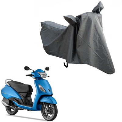 Oshotto Waterproof Two Wheeler Cover for TVS(Jupiter, Grey)