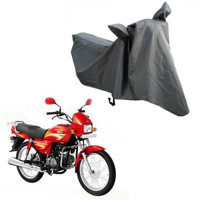 Oshotto Waterproof Two Wheeler Cover for Hero(Splendor Plus, Grey)