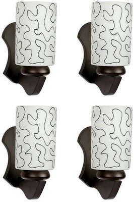 Baslash Uplight Wall Lamp Without Bulb(Pack of 4)